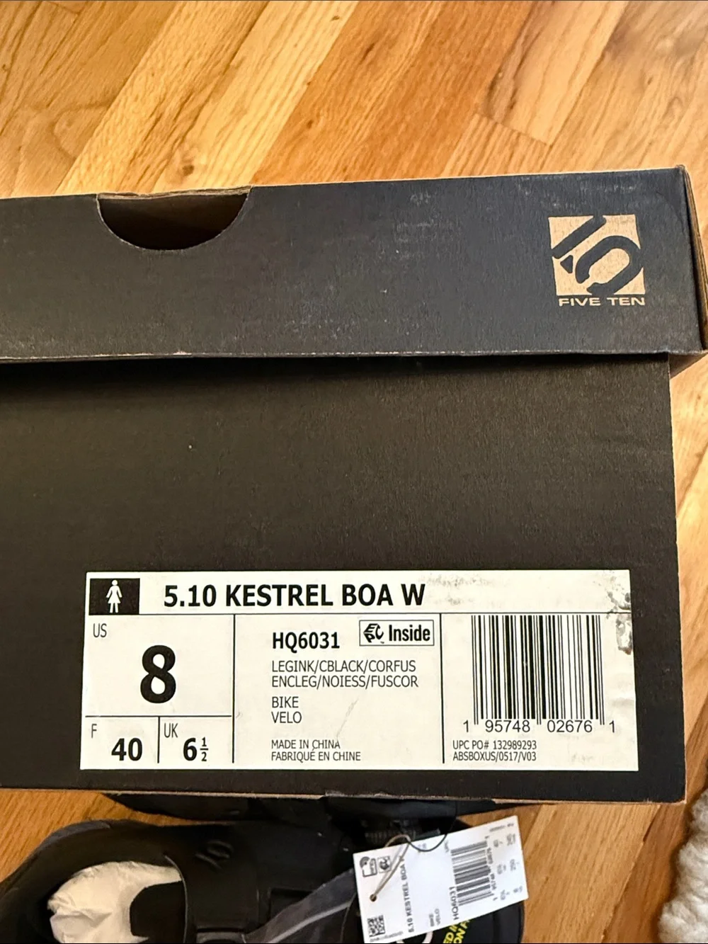 Five Ten Kestrel BOA Clipless MTB Shoe - Womens - Legend Ink-Black-Coral Fusion
